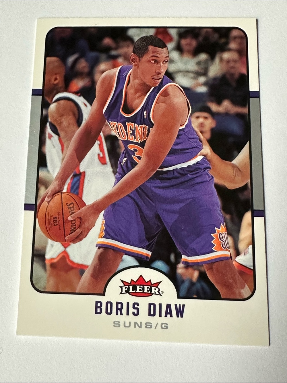 Boris Diaw Trading Card - Purple Phoenix Suns Jersey